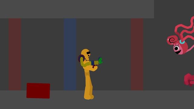Mommy Long Legs inspired Short Chase animation test (Stick Nodes) смотреть онлайн