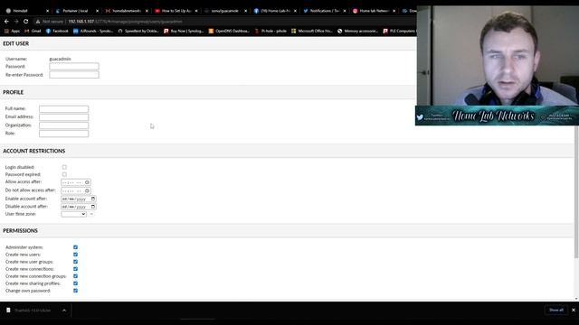 #homelab How To Run Guacamole In Portainer (Install And Setup)