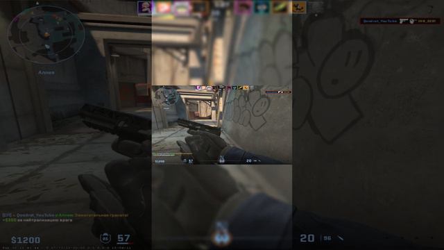 Обожаю Five-seveN 🤣 | #qoodrat #шортс #приколы #игры #кс2 смотреть онлайн