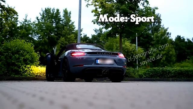 Porsche 718 Boxster S Exhaust Sound
