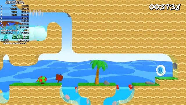 Super Bunny Man: Sandy Beach (2P) 6:13.10 [World Record] смотреть онлайн