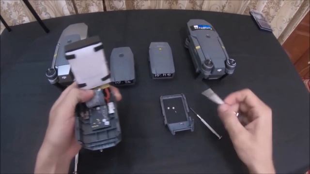 How to break open a swollen a Mavic Pro Battery. смотреть онлайн