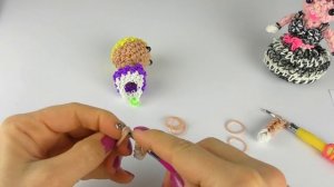 Кукла "София" Лумигуруми из резинок Как сплести куклу из резиночек только крючком