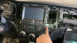 SsangYong Actyon как снять штатную магнитолу + установка Android. how to remove the head unit