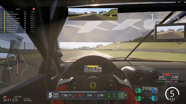 Assetto Corsa Career : H1 - Hyper Cars Round 2/7 - Ferrari 599XX Evo смотреть онлайн