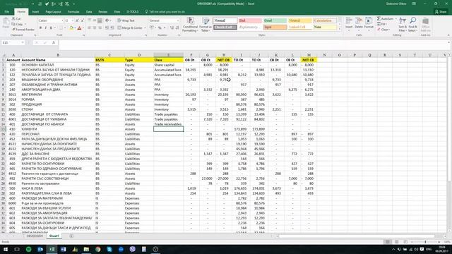 Excel Trial Balance Mapping and Pivot [BG] - September Challenge Day 8 смотреть онлайн