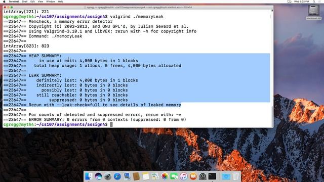 How to use valgrind смотреть онлайн