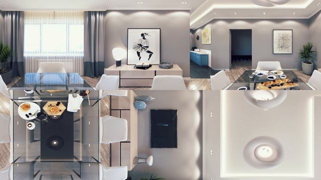 Столовая зона (кухня) смотреть онлайн