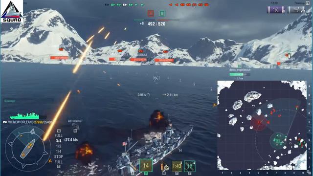 Командный режим боев в игре World of warships. Обзор состава команд и тактики игры смотреть онлайн