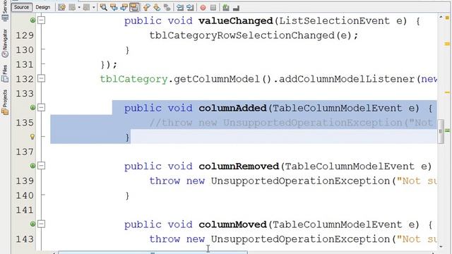 JAVA #27 SH6 create Row and Column SelectionChanged смотреть онлайн