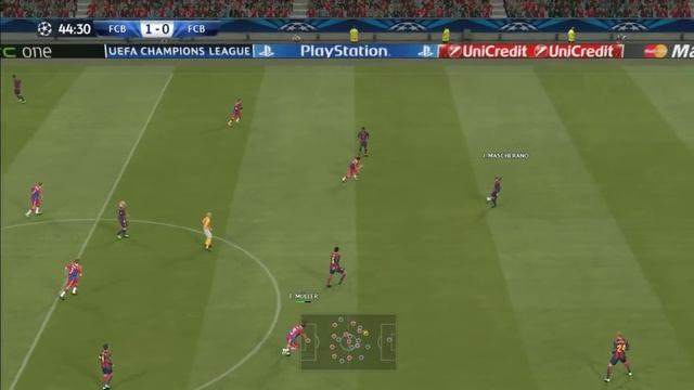 PES 2015 Champions League Semi-finals 2nd leg: BAYERN MUNICH vs BARCELONA 12/05/2015 смотреть онлайн