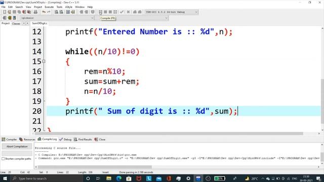 WAP to print the Sum and Product of Digits of an Integer смотреть онлайн