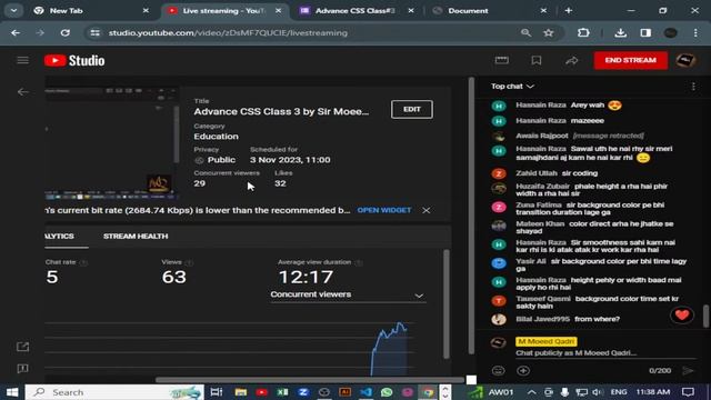 Advance CSS Class 3 by Sir Moeed Qadri | Governor House IT Course | Web 3.0 #webdevelopment смотреть онлайн