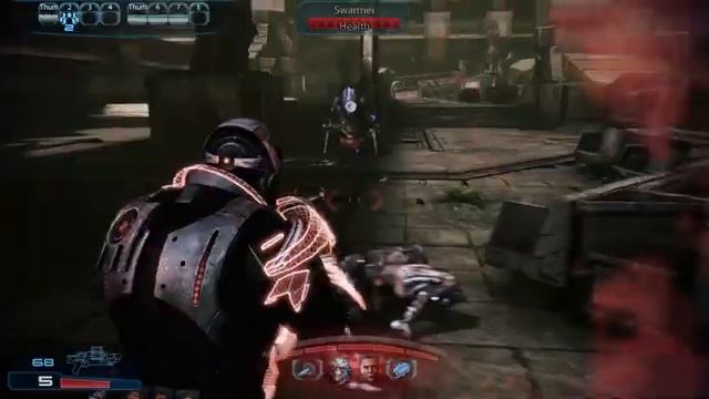 Piranha fully automatic shotgun - gameplay using it in ME3 Legendary Edition [PC 1080p HD] смотреть онлайн