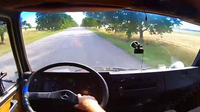 Pov Driving Truck #8 Om366 Mercedes 814 6.0 diesel смотреть онлайн