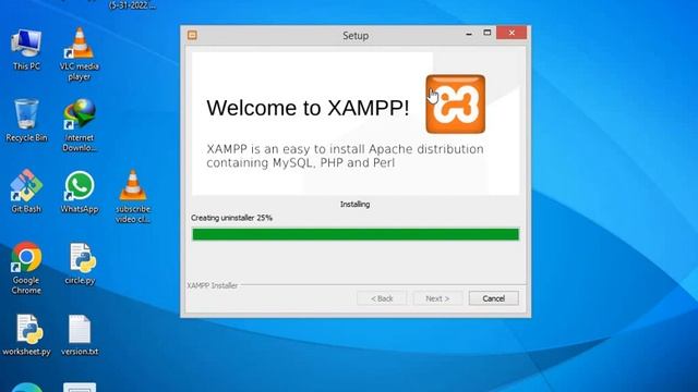 How to install PHP, MYSQL & Apache Server with XAMPP Server смотреть онлайн
