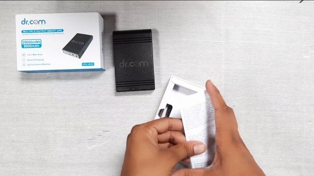 dr.com Smart UPS Mini Size 8000mAh Battery Power Backup for Router unboxing and review in hindi смотреть онлайн
