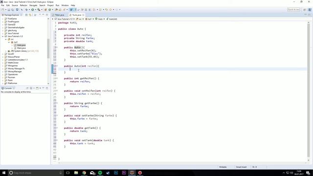 Java Tutorial | OOP-Konstruktor | #12 [ger/1080p60] смотреть онлайн