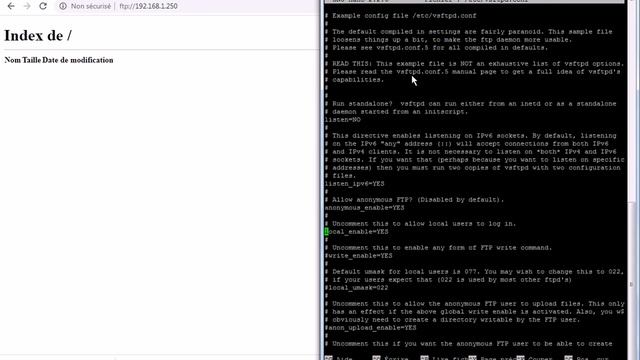 Configuration d'un serveur FTP sous Linux (Debian) смотреть онлайн