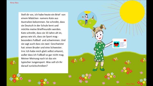 Учимся говoрить на немецком языке. # 8 (Я ПОЛУЧИЛА ПИСЬМО) смотреть онлайн