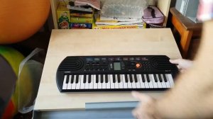 ОНЛАЙН ТРЕЙД.РУ — Синтезатор CASIO SA-77, серый