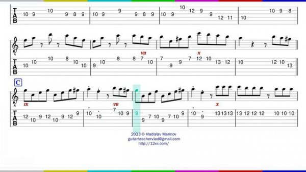 Tico-Tico no Fuba (Zequinha de Abreu) • Guitar Tabs • Play Along
