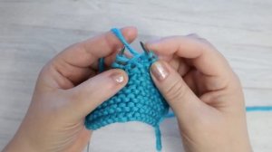 Незаметные прибавки в платочной вязке