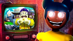 ЗАСТРЯЛИ В ТЕЛЕВИЗОРЕ! ИСТОРИЯ АМАНАДЫ В ROBLOX