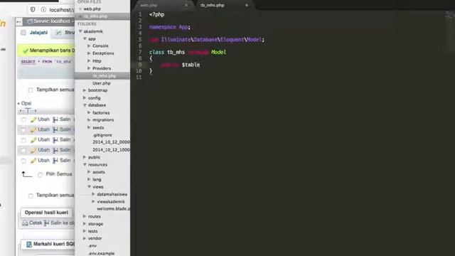 S3-WEB2-E11P1 - Membuat Model pada Laravel смотреть онлайн