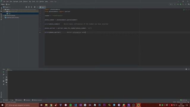 Basic Information from a Phone Number - Python Pycharm - Tutorial #53 смотреть онлайн
