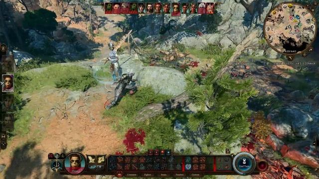 Baldur's Gate 3. Battle for Druid Grove. смотреть онлайн