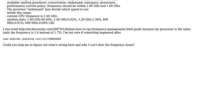 Unix & Linux: Setting CPU frequency guidelines смотреть онлайн