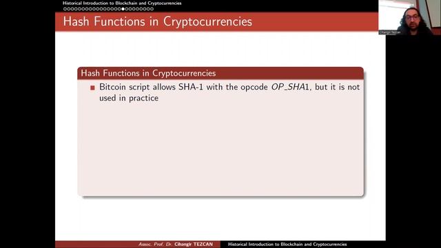 Hash Functions for Cryptocurrencies смотреть онлайн