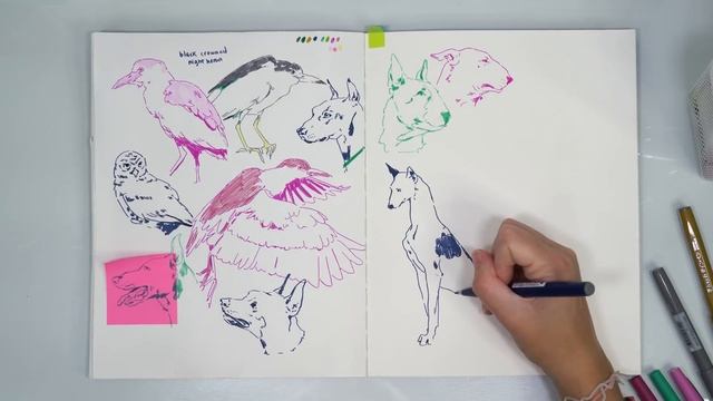 ★ changing tastes as an artist | fill a SKETCHBOOK SPREAD with me ★ смотреть онлайн