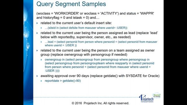 Searching & Querying in Maximo смотреть онлайн