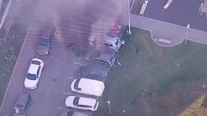 💥Момент взрыва Toyota Land Cruiser на Синявинской улице💥