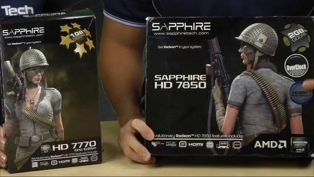 SAPPHIRE 藍寶科技HD 7850 / HD7770顯示卡介紹 Unboxing смотреть онлайн