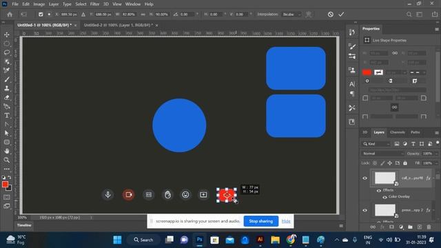 UI DESIGN - GOOGLE MEET PHOTOSHOP смотреть онлайн
