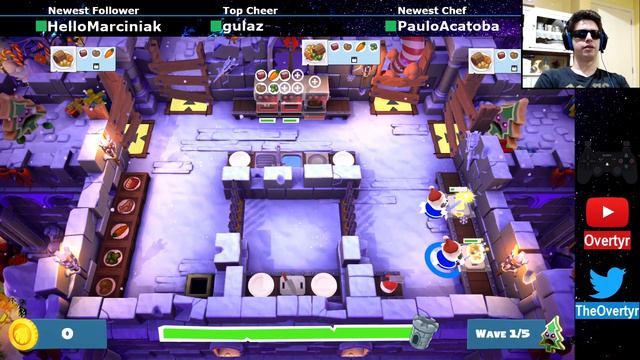 [4/5] Overcooked 2 ❄️ WINTER WONDERLAND ❄️ Level 1-4 gameplay - 1P solo смотреть онлайн