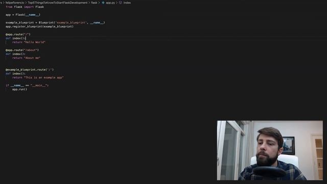 Beginning with Flask - URL routing and blueprint. смотреть онлайн