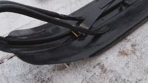 Обзор, доработки лыжи снегохода Буран