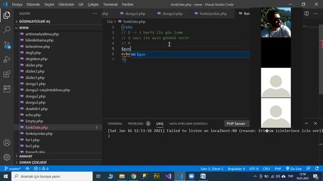 İnternet Programcılığı - php dersleri date getdate tarih saat işlemleri смотреть онлайн