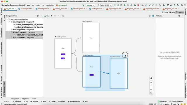 Nested Graph Navigation Component - Android Tutorial смотреть онлайн
