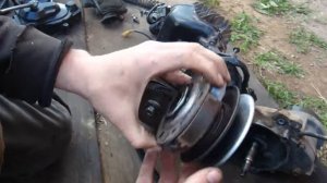 Разбор мотора Honda Dio AF-27 Часть 1