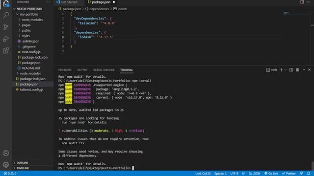 fix npm vulnerabilities смотреть онлайн