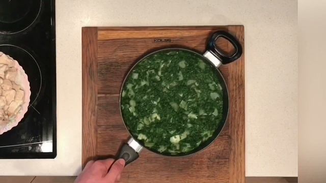 Курица в шпинате и сливках смотреть онлайн