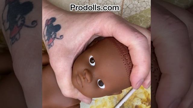 Working with new eyes for Paola Reina. Paola Reina custom doll. смотреть онлайн