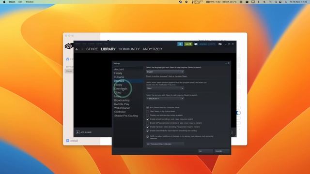 Black Library View Fix/workaround For Steam CrossOver On Mac