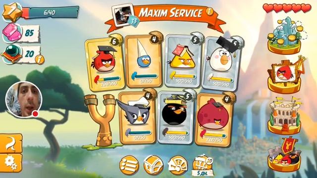 Бесконечный жизни в Angry Birds 2 смотреть онлайн