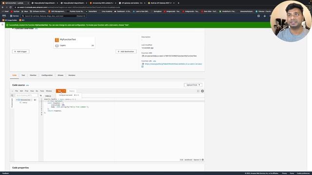 AWS Lambda Function URL | working Demo | смотреть онлайн
